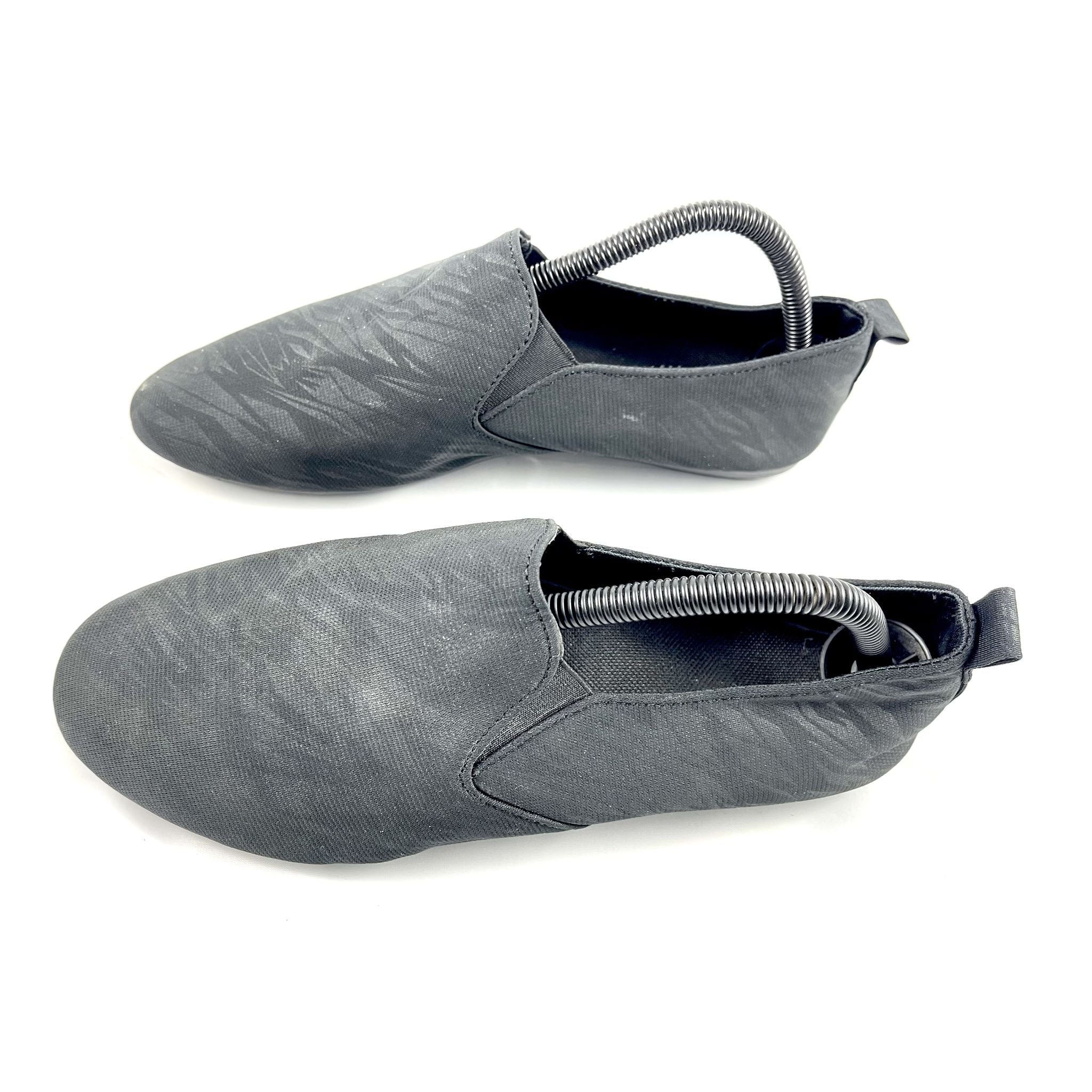 Gray Slip Ons