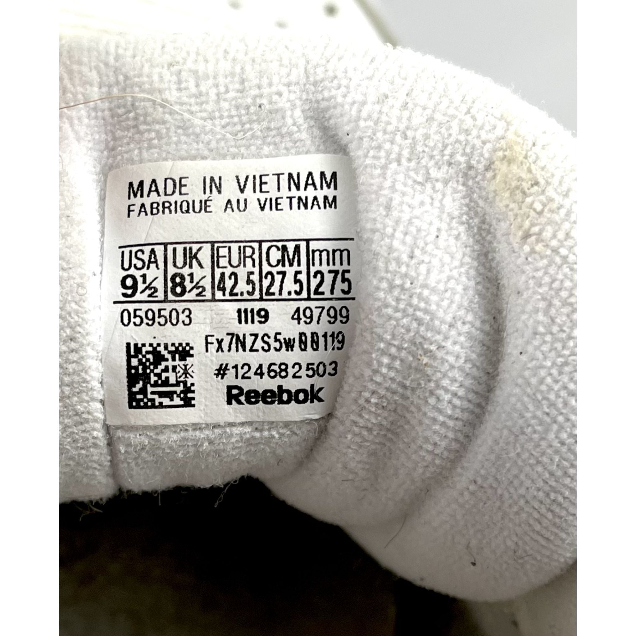 Reebok White Joggers