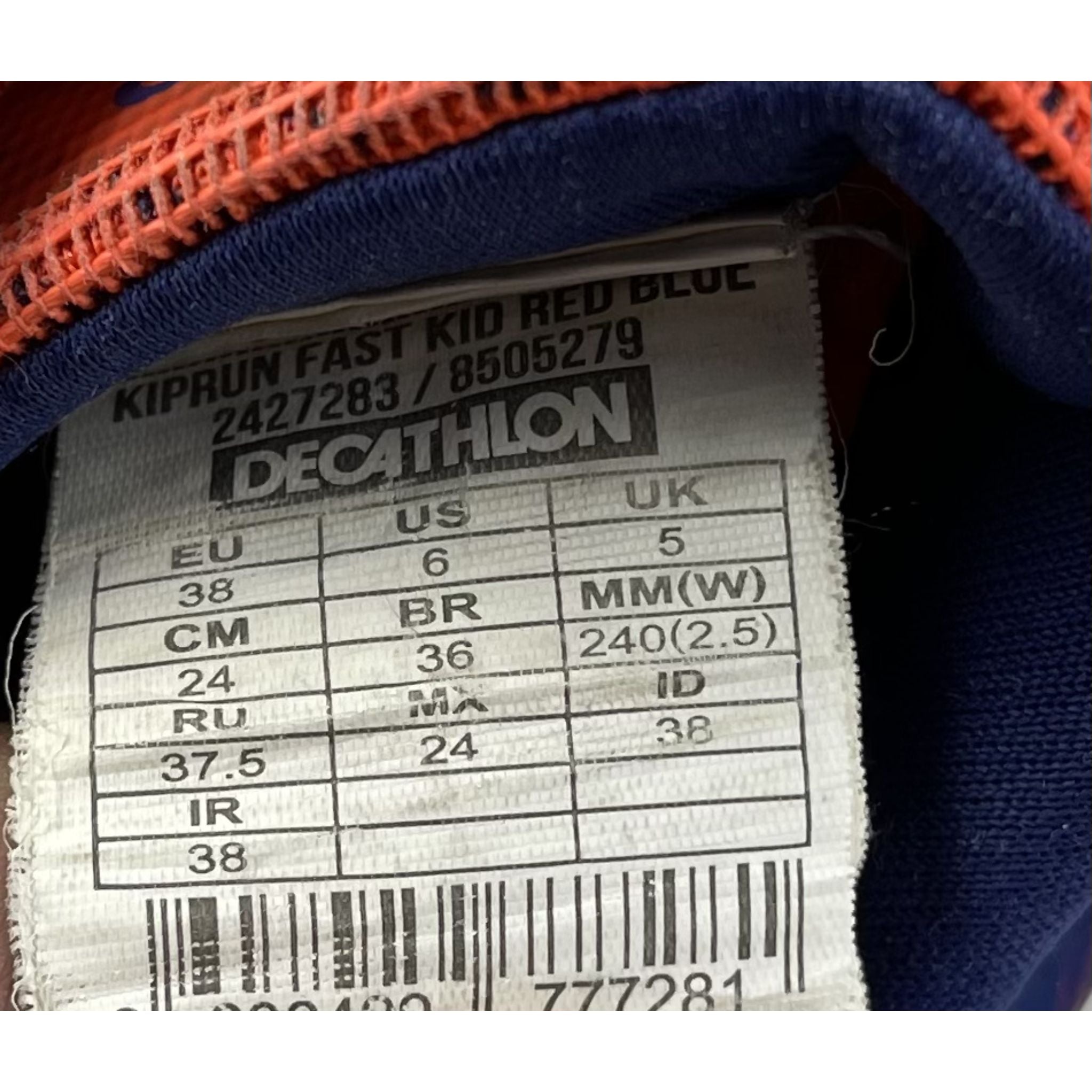 Decathlon Orange Sneakers Premium Plus