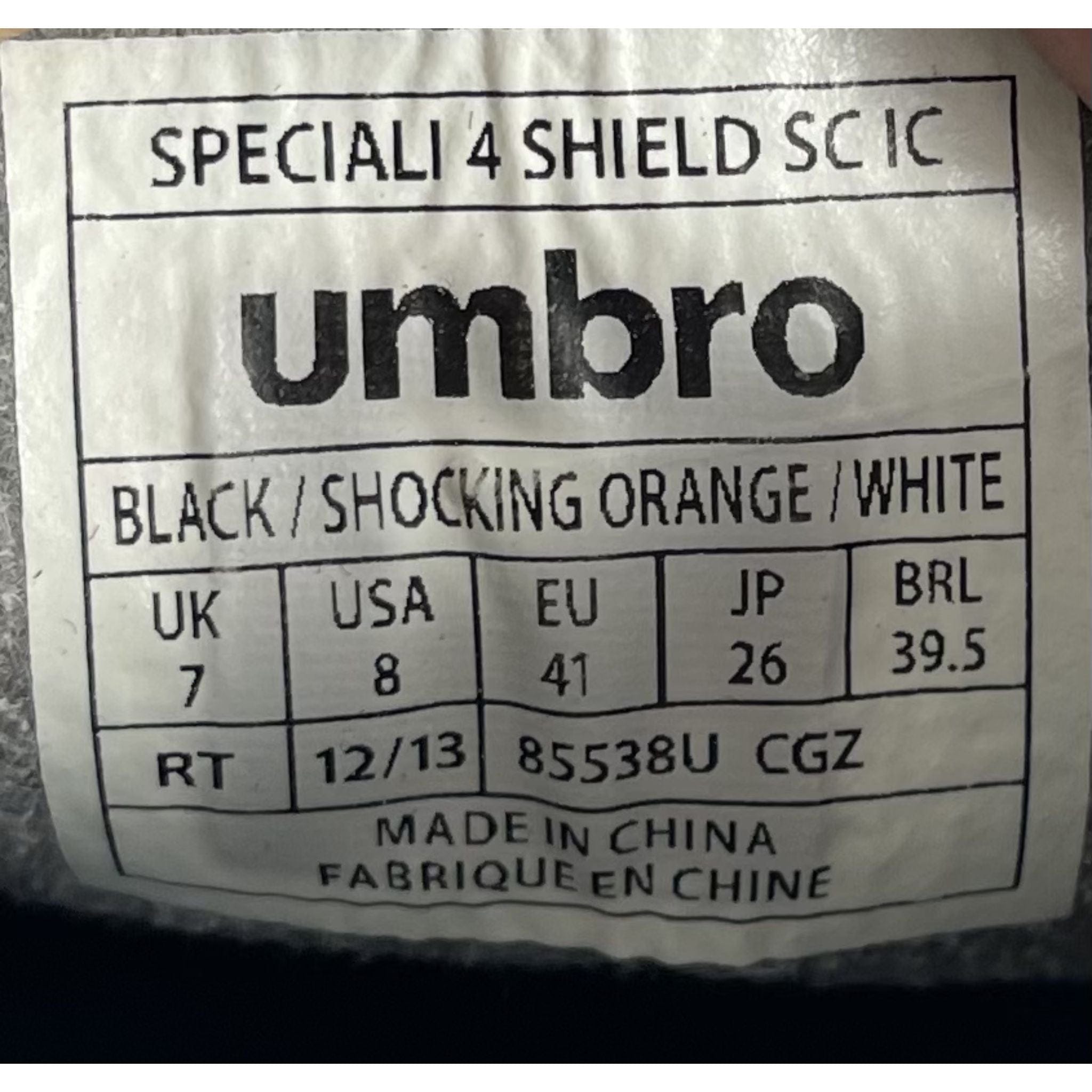 Umbro Black Sneakers