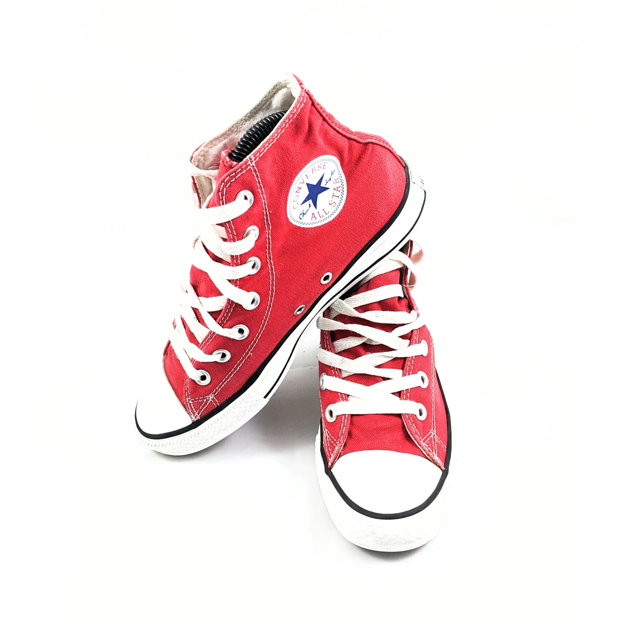 Red Converse- High-top Sneakers