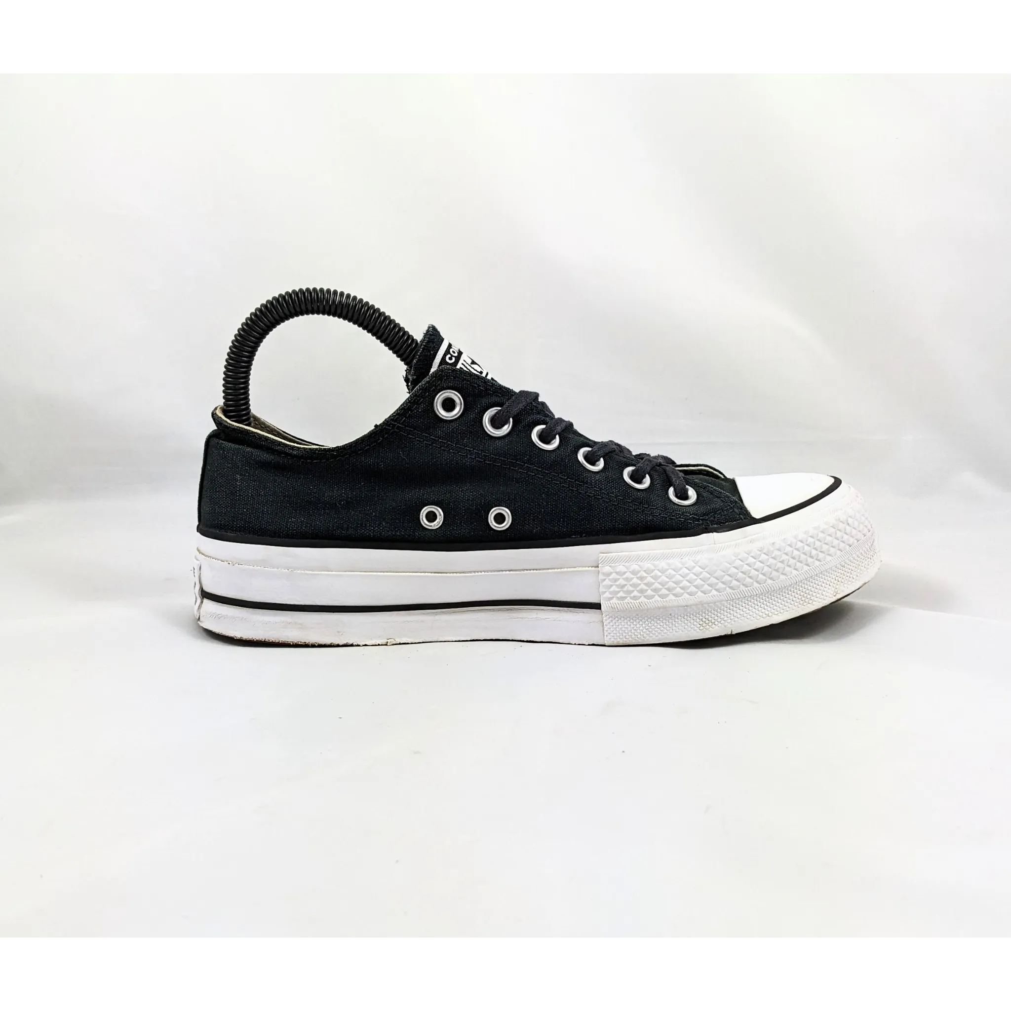 Converse Black Thick Sole Sneakers